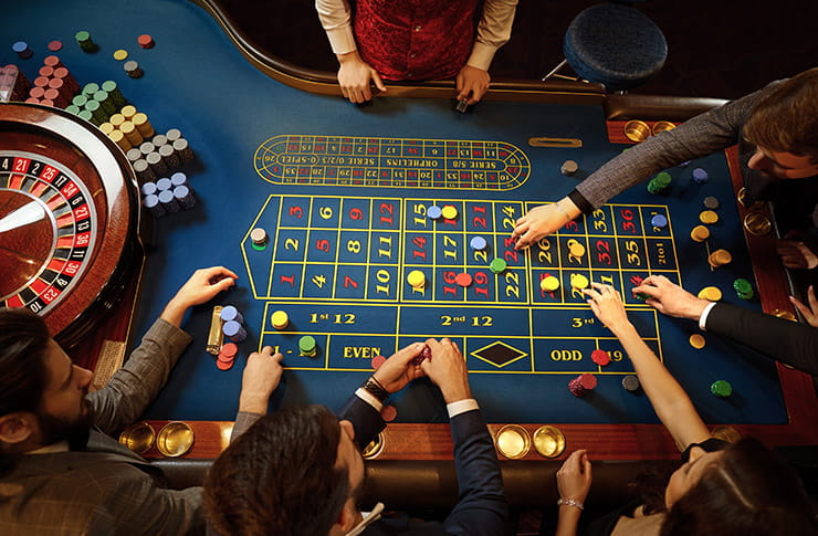 Casino Table at Four Winds New Buffalo Casino