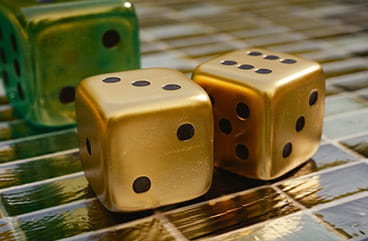 A Pair of Golden Dice