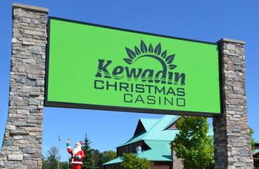 Kewadin Casino Logo Plate