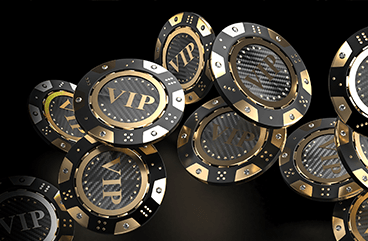 Black and Gold VIP Casino Chips